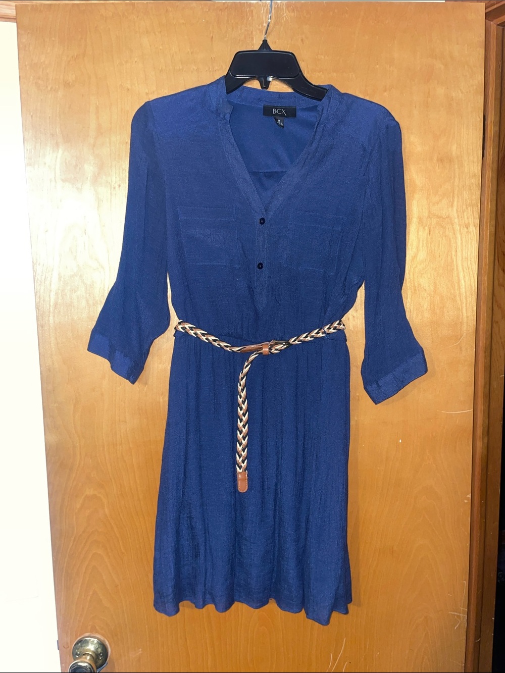 Bcx dress with belt size medium